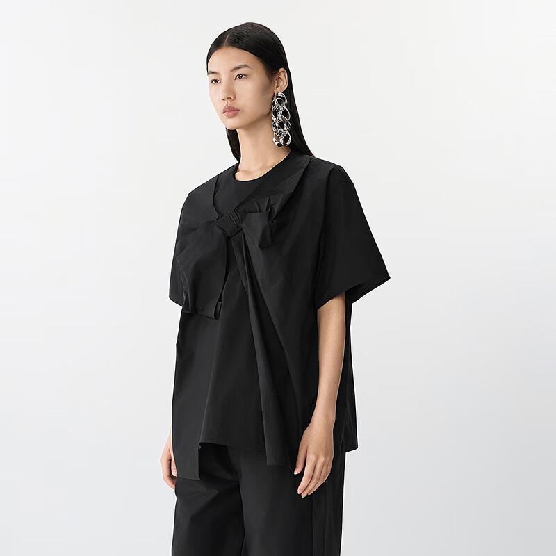 JNBY Loose Round Neck Short Sleeve Shirt