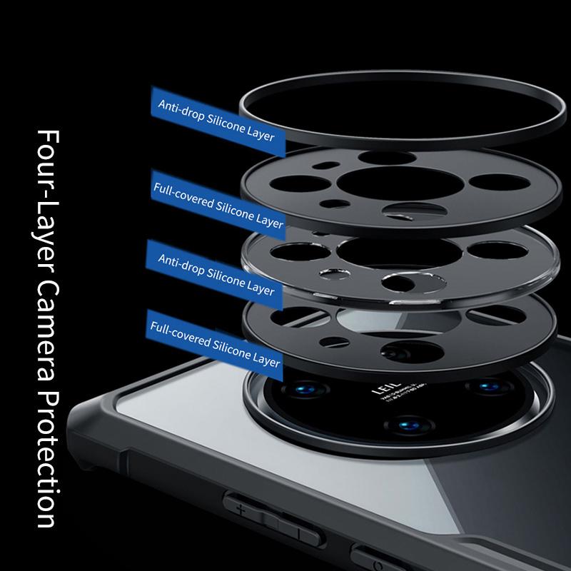 

XUNDD For Huawei Mate 40 RS Porsche Design Case TPU+Acrylic Phone Cover with Lens Protection A