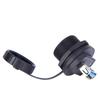 Waterproof USB Connector Copper Contact PA66 Insulator USB3.0 Double Female Dustproof Cover