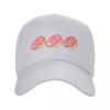 Declicious Retro Pixel Glazed Donut Baseball Cap Birthday Rugby Brand Unisex Cap Hood Baseball Unisex Womens