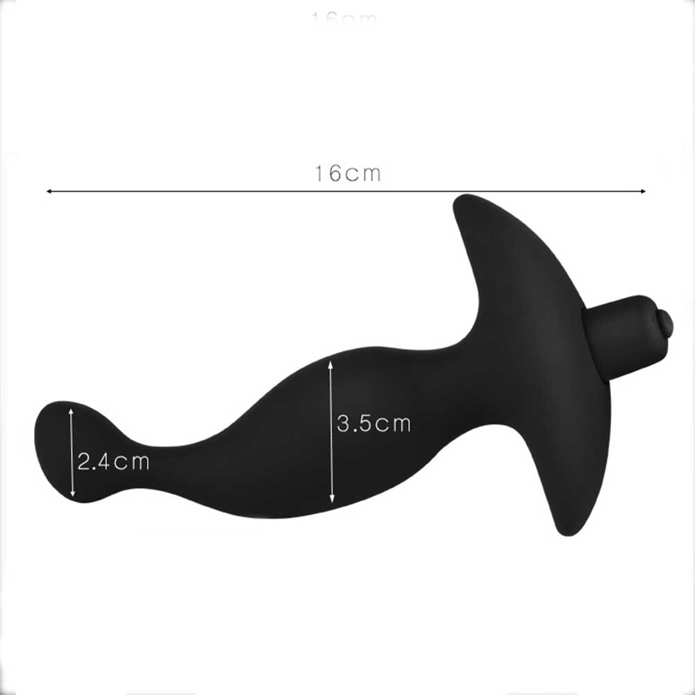 Silicone Vibration Anal Plug Beads Dildo Adult Sex Toys Butt Plug for Woman Men