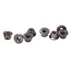 8PCS Metal M4 Wheel Lock Nut Flange Nylon Lock Nuts for   Typhon 1Celsius10 RC Car Parts