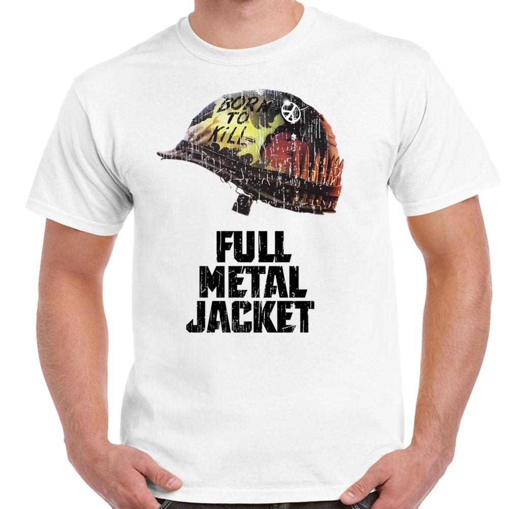 Full Metal Jacket Distressed White Shirt S разноцветный