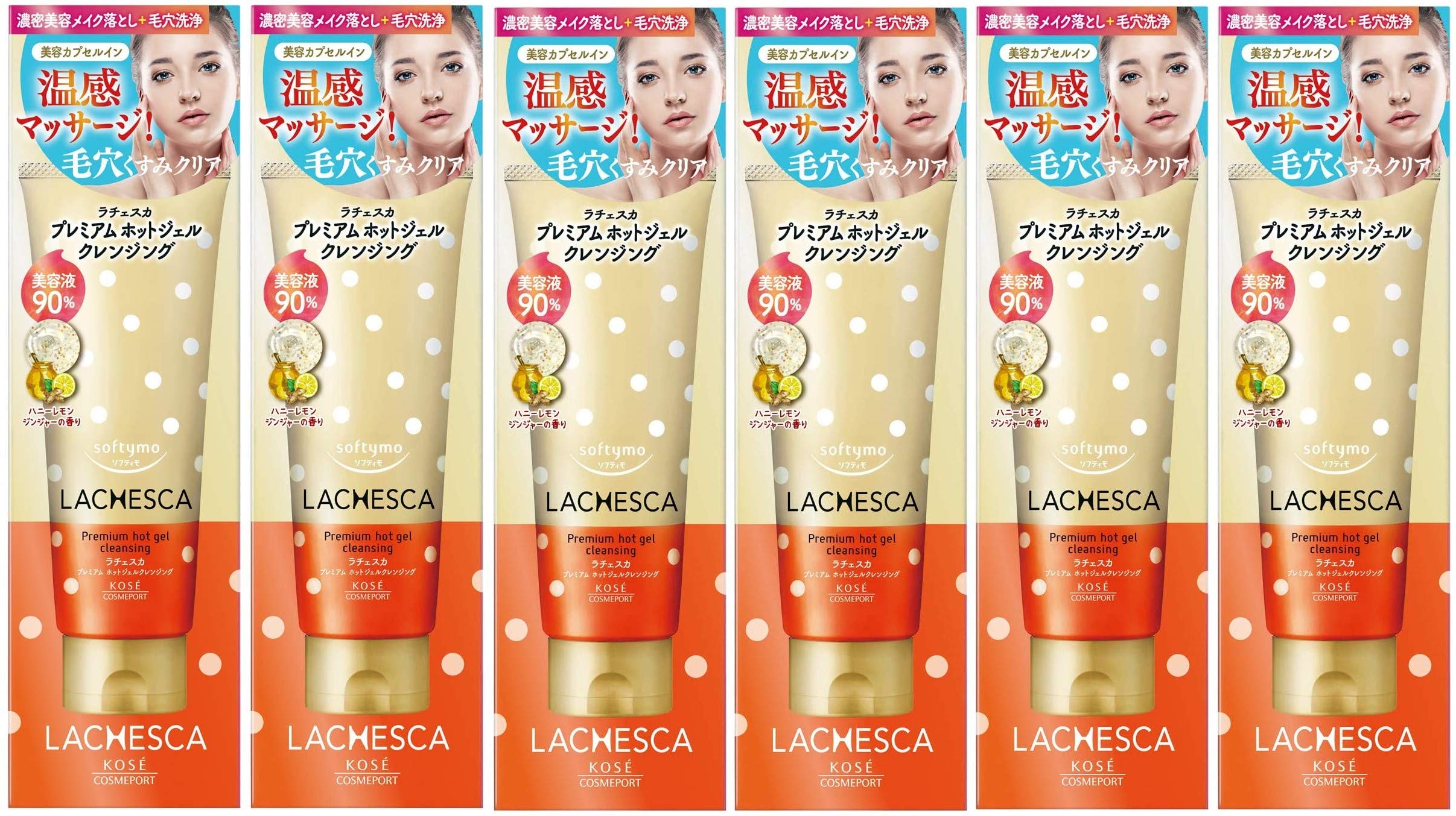 

KOSE Softimo Lacheska Premium Hot Gel Cleansing 200 г x 6 шт.