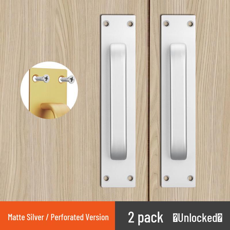 Self-Adhesive Door Pull Handle for Bathroom, Bedroom, or Sliding Doors
