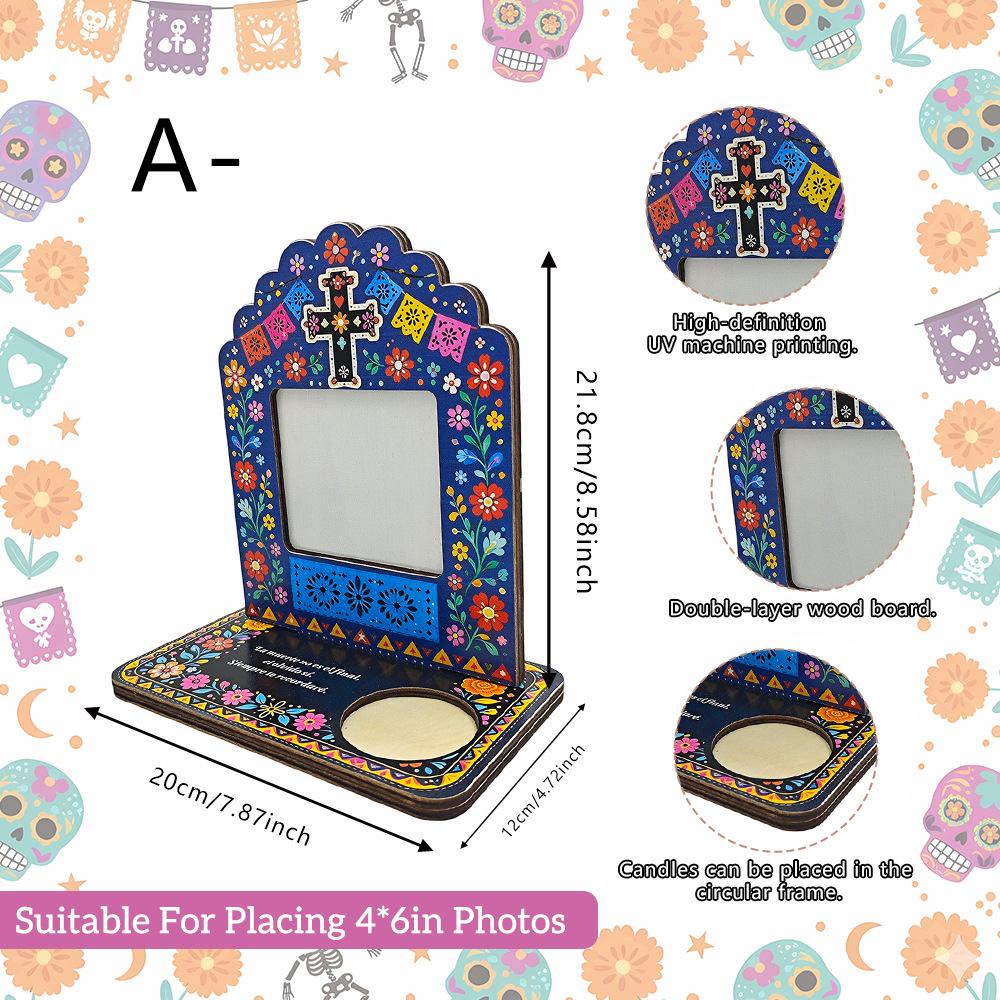 Carnival, Day of The Dead Decoration Altar Frame Set, Halloween Ghost Festival Decoration Item Set