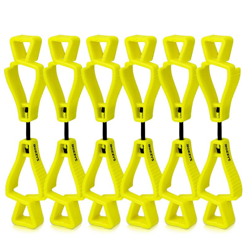 BOZZYS Plastic Safety Gloves Clips for Work Glove Holders Anti-Drop Clamp Outdoor Grabber Construction Gloves Holder