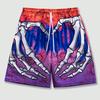 Elastic Waist Jogging Shorts Swim Trunks Board Shorts Summer New Beach Shorts With Hand 3D Print Y2k Shorts For Men