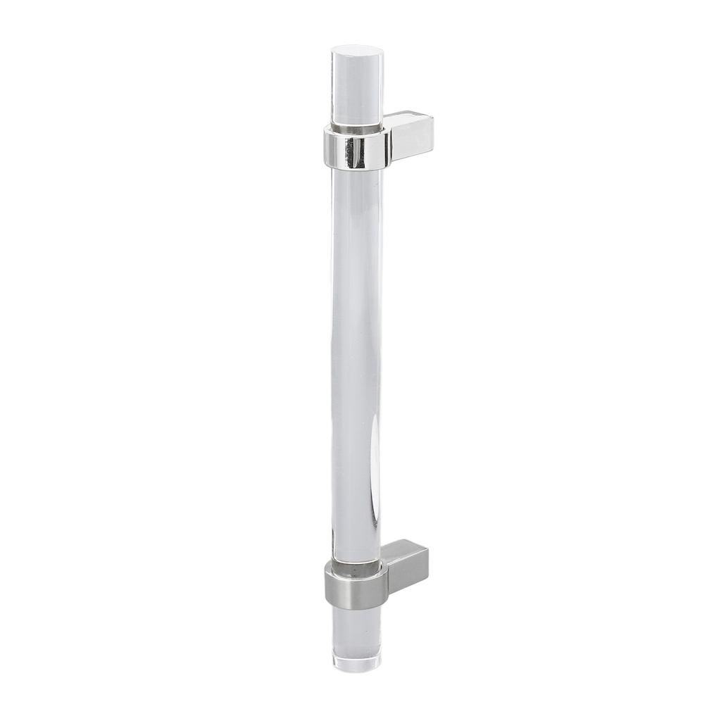 Crystal Acrylic Handle Modern Transparent Drawer Pull Handle for Closets Bookcases Shoe Cabinet