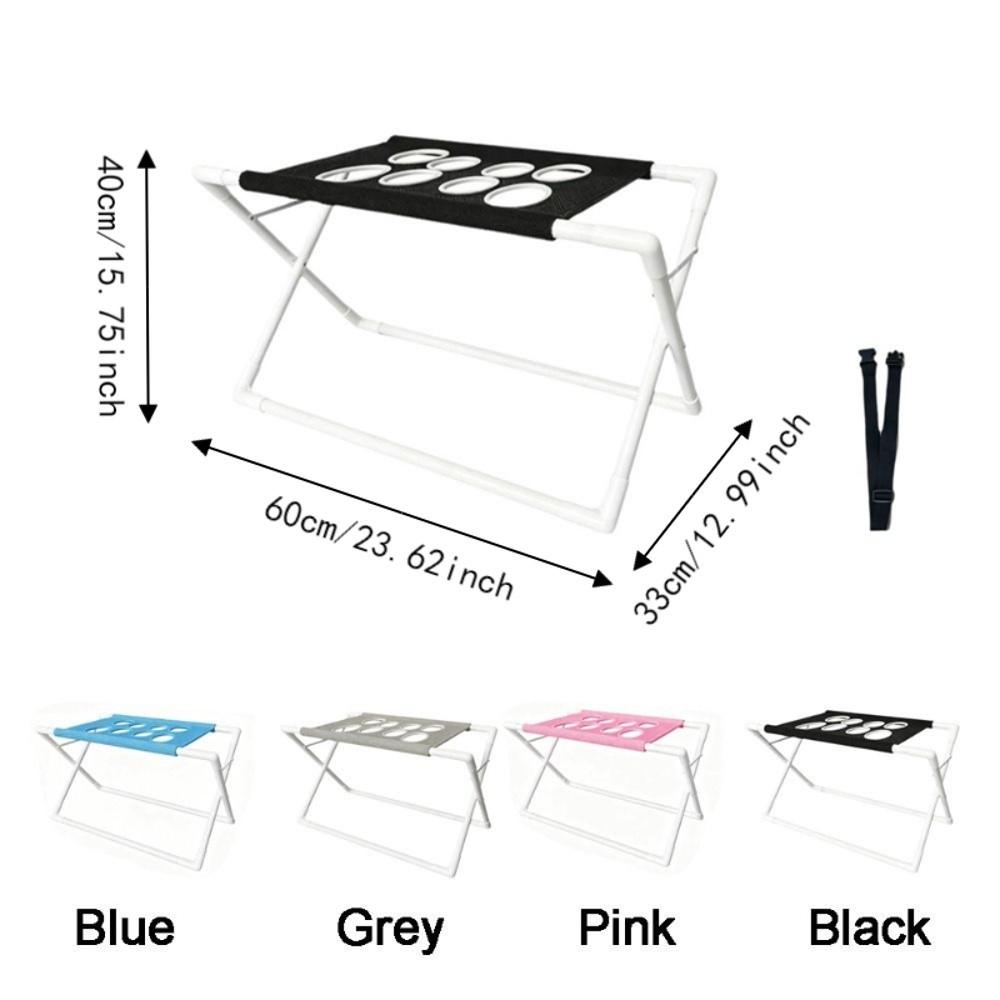 Mesh Pet Bathing Rack Quick Dry Dog Nail Trimming Holder Cat Grooming Hammock for Pet Shop