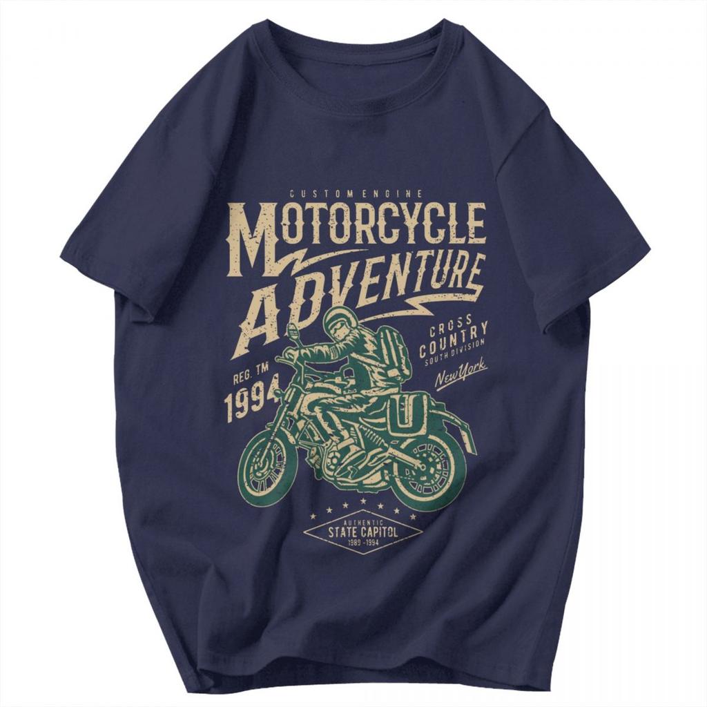 Men T Shirt Motorcycle Adventure Vintage Motor Gifts Y2K Graphic Customized Unisex Clothing T Shirts