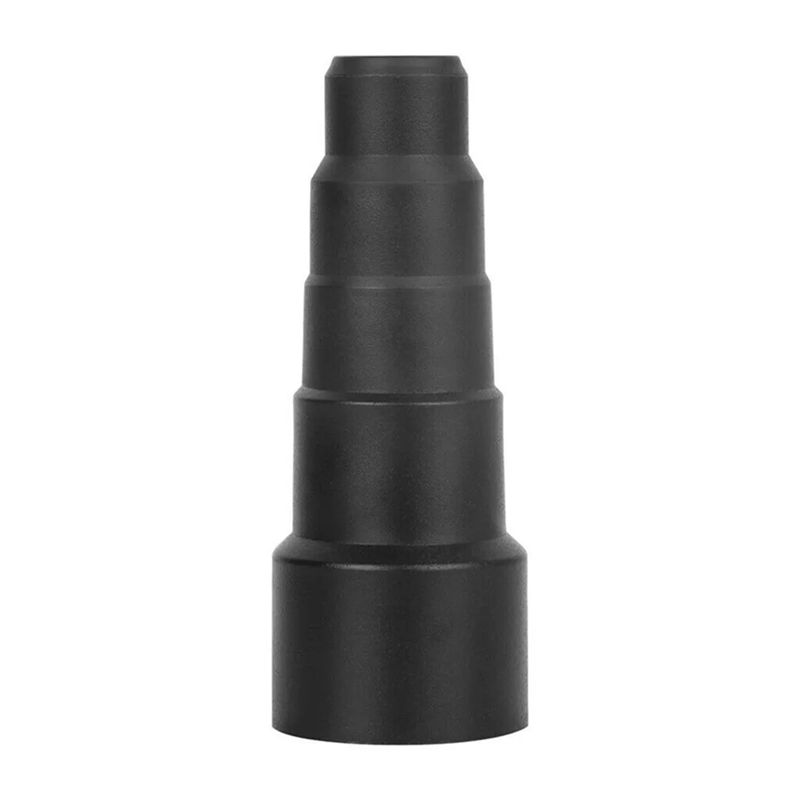 A84E-Staubsaugerteile 50/42/34/30/23mm Schwarzer Weichgummi Runder Saugschlauch-Adapter Trocken-Nass-Nutzung