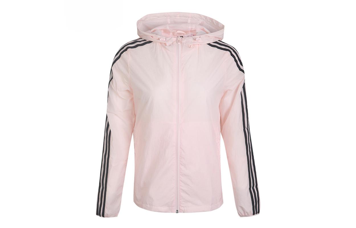 Adidas Jackets Women s Pink Hooded Moderate Other GF0144 M