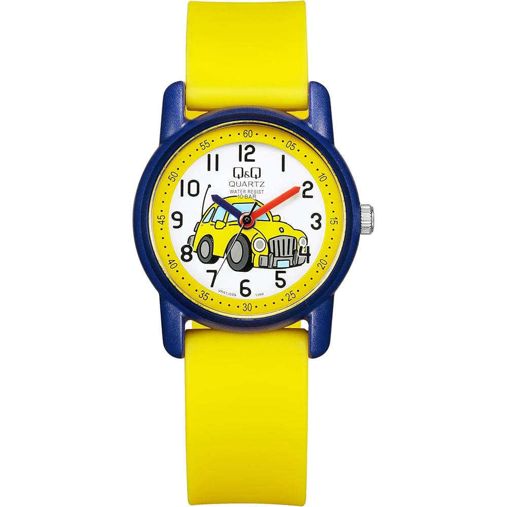 Citizen QQ Analog Kids Watch 10 ATM Water Resistant Yellow