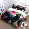 Wolf Design Bedroom Decor Set Soft Comfortable Duvet Cover Bedding Set Included 1*Duvet Cover & 2*Pillowcases, Gift