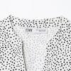 Kaslead New Women clothes Western Style Fashion Can Be Rolled up Sleeve Polka Dot Shirts 8038903
