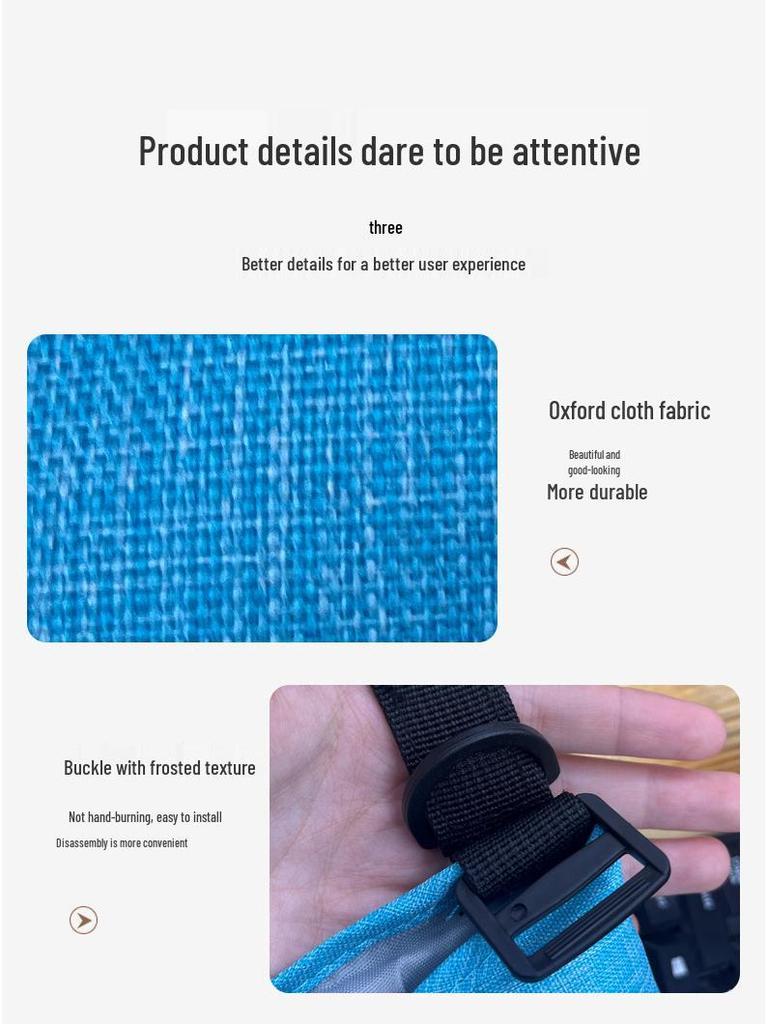 Multifunctional Stroller Hanging Bag - Large Capacity Baby Bottle & Cup Storage, Single Shoulder Mummy Bag