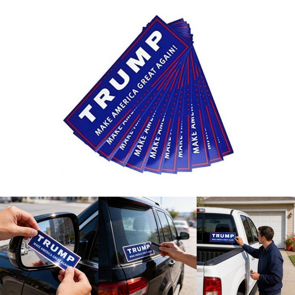 Trump Make America Great Again Vinyl Autoaufkleber Packung für LKWs und Fahrzeuge