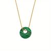 Natural Crystal Pendant Necklace With Round Citrine And Agate For Jewelry Enthusiasts