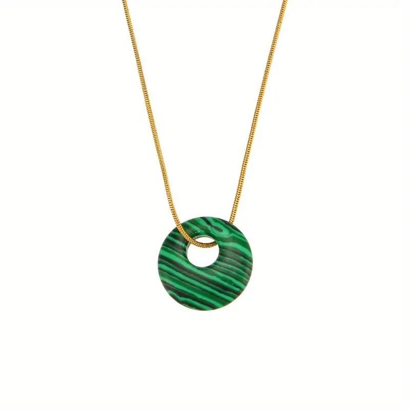 Natural Crystal Pendant Necklace With Round Citrine And Agate For Jewelry Enthusiasts