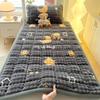 Plush Milk Velvet Mattress Pad With Bubble Fleece Warmth Bed Dorm Student Use 90x200cm To 200x220cm