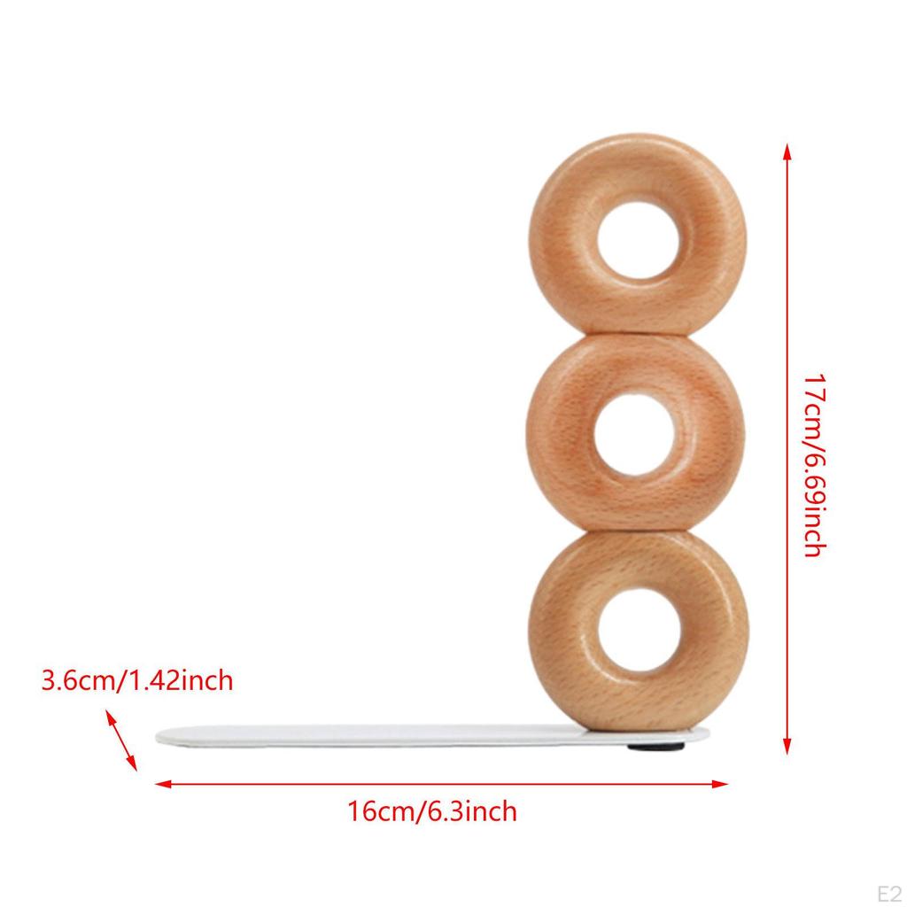 2 Pieces Decorative Bookends Book Ends Collectible Desktop Ornaments Holders Stoppers for