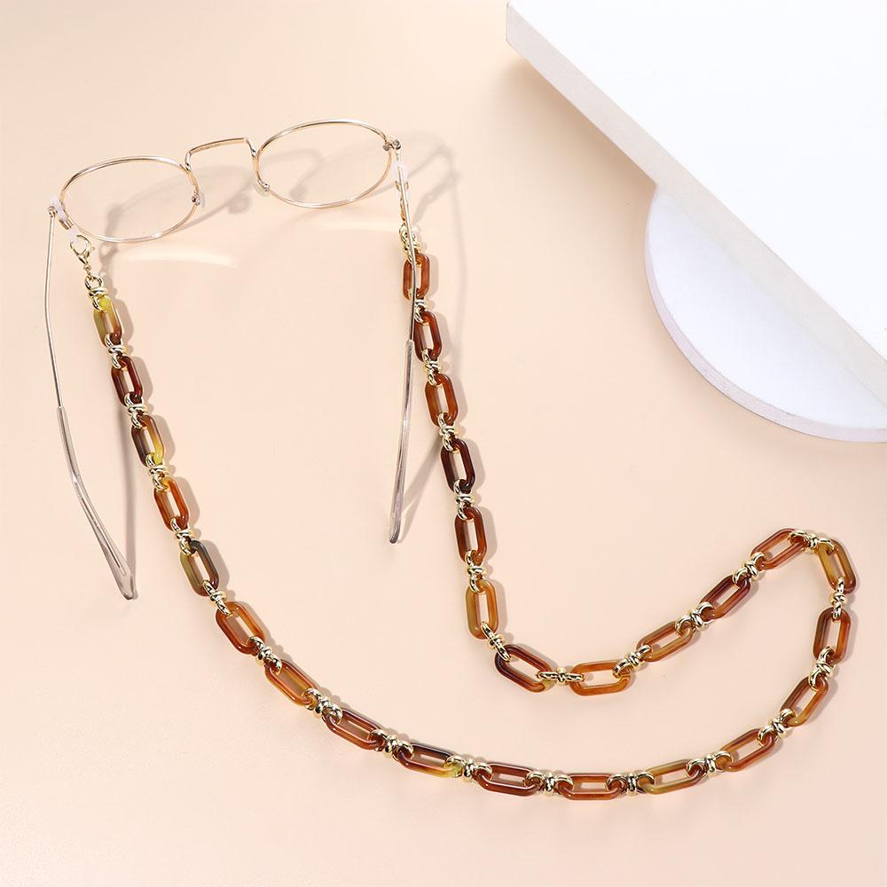 Non-slip Simple Mask Hanging Rope Sunglasses Eyewear Elegant Glasses Chains Acrylic Neck Strap