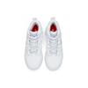 361 Mesh, Synthetikleder Dämpfung Rutschfest Abriebfest Mittelhohe Basketballschuhe Damen Weiß Rot 582031120-1