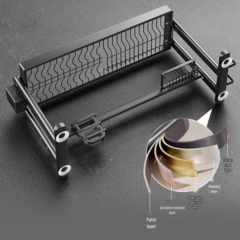 Danle Double-Layer Kitchen Sink Dish Drying Rack