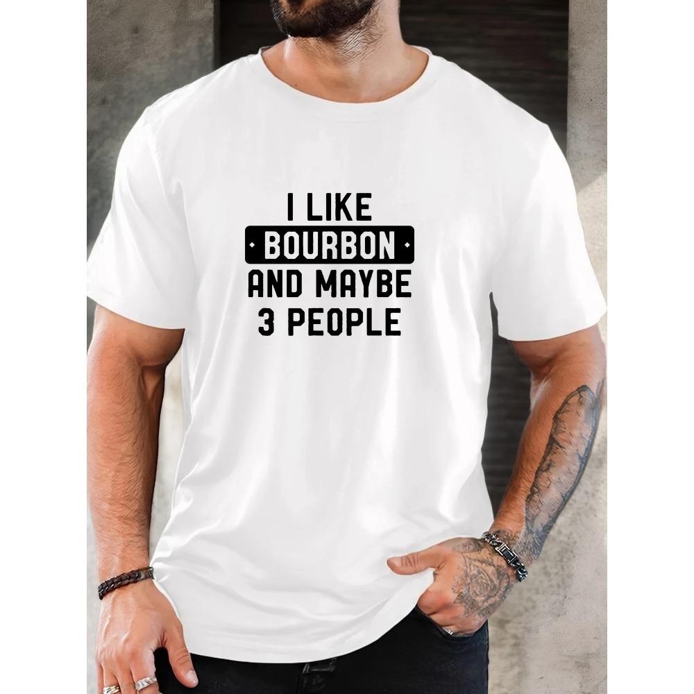 Men's T-Shirt 100% Cotton Summer Casual Soft Creative Letter Print Round Neck Breathable Short Sleeve T-Shirts 2025 New Tees