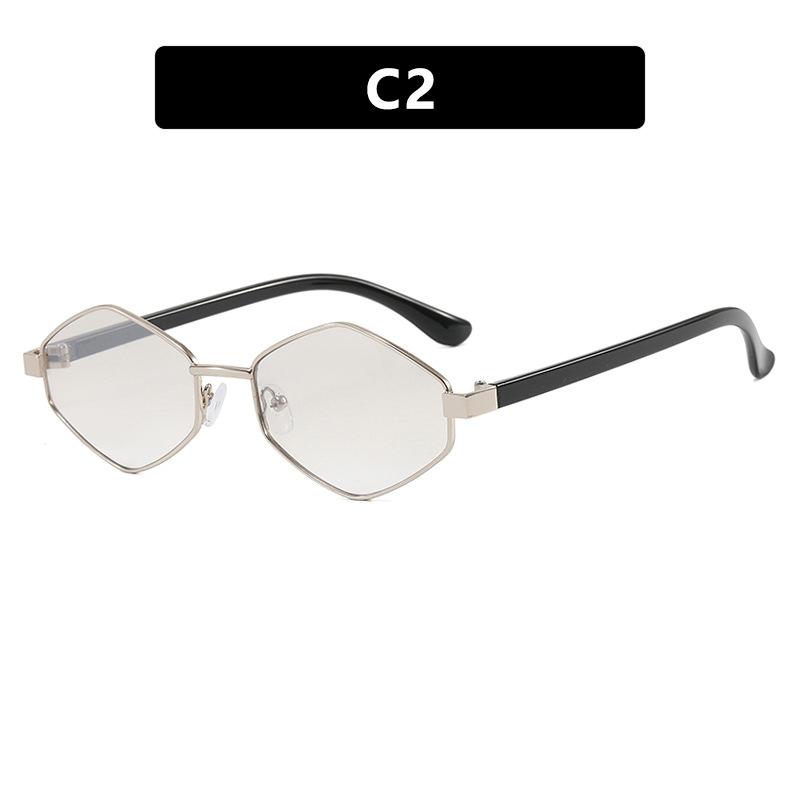 

Popular Vintage Hexagon Sunglasses Women For Men Luxury Brand Designer Sun Glasses Steampunk Small Frame Metal Shades Uv400