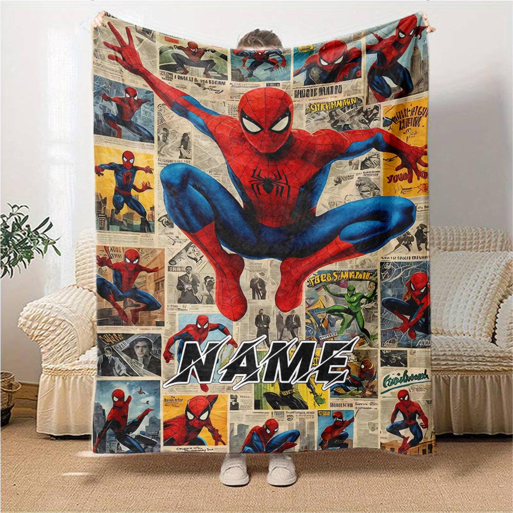 Custom Name Wolverine Superhero Artwork blanket for Couch & Bed, Plush Cozy Fuzzy Blanket Super Soft & Warm Blankets for Fall and Winter. 09088