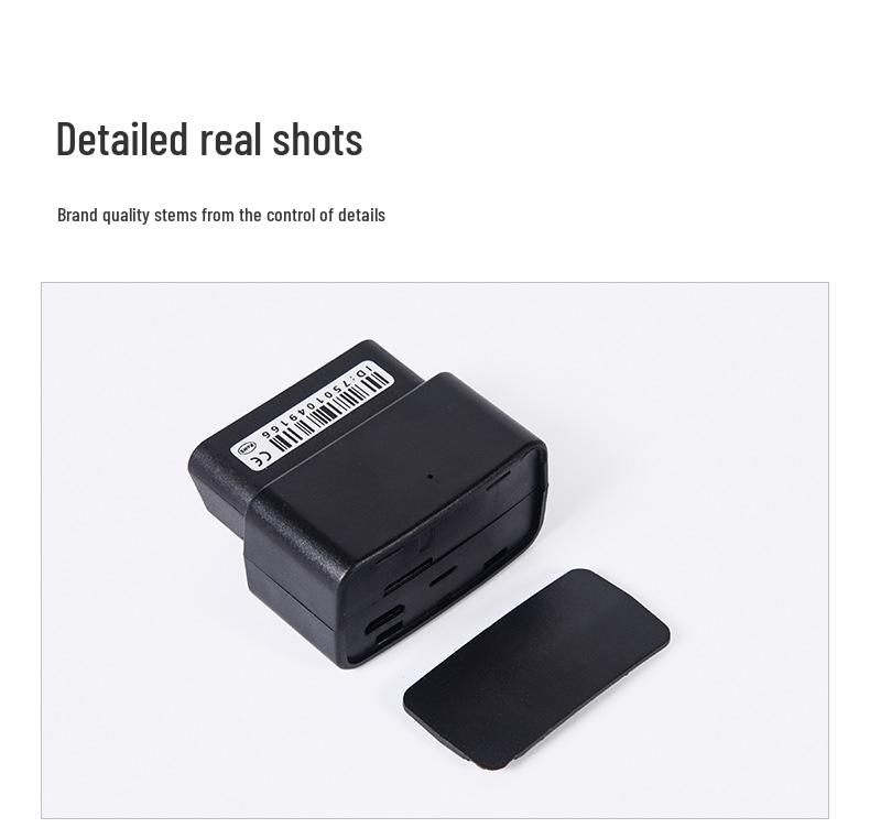 GPS Car Tracker with OBD Interface and Anti-Theft Features - Plug & Play