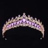 Shiny Zinc Zinc Alloy Princess Crown Elegant Bridal Headwear Girls Party Headbands  Dress Accessories