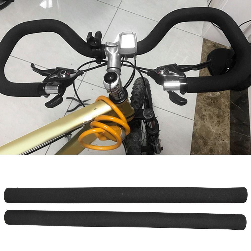 1 Par de Puños Antideslizantes Duraderos para Manillar de Bicicleta Amortiguadores de Impacto Espuma Suave Tubo de Esponja Puños Scooter