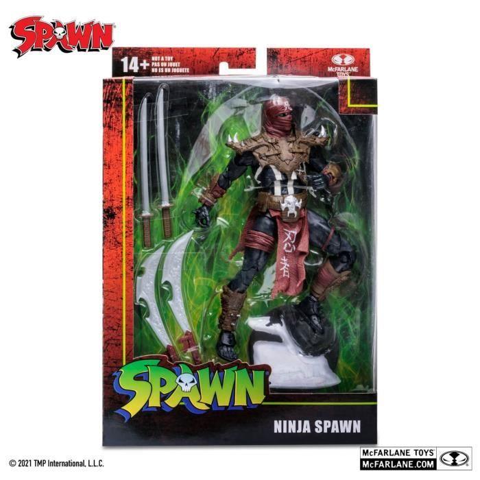 Arborescence Actiefiguur - Mcfarlane Toys - Ninja Spawn - Pvc - 18 Cm - Met Kaart & Steun