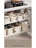 Japanese Kitchen Storage Box with Wheels - Under Sink Utensil and Miscellaneous Organizer