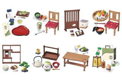 RE-MENT Peanuts Japanisches Café SNOOPY 1 BOX Ungefähr H115 x B70 x T50mm Hergestellt aus PVC&ABS