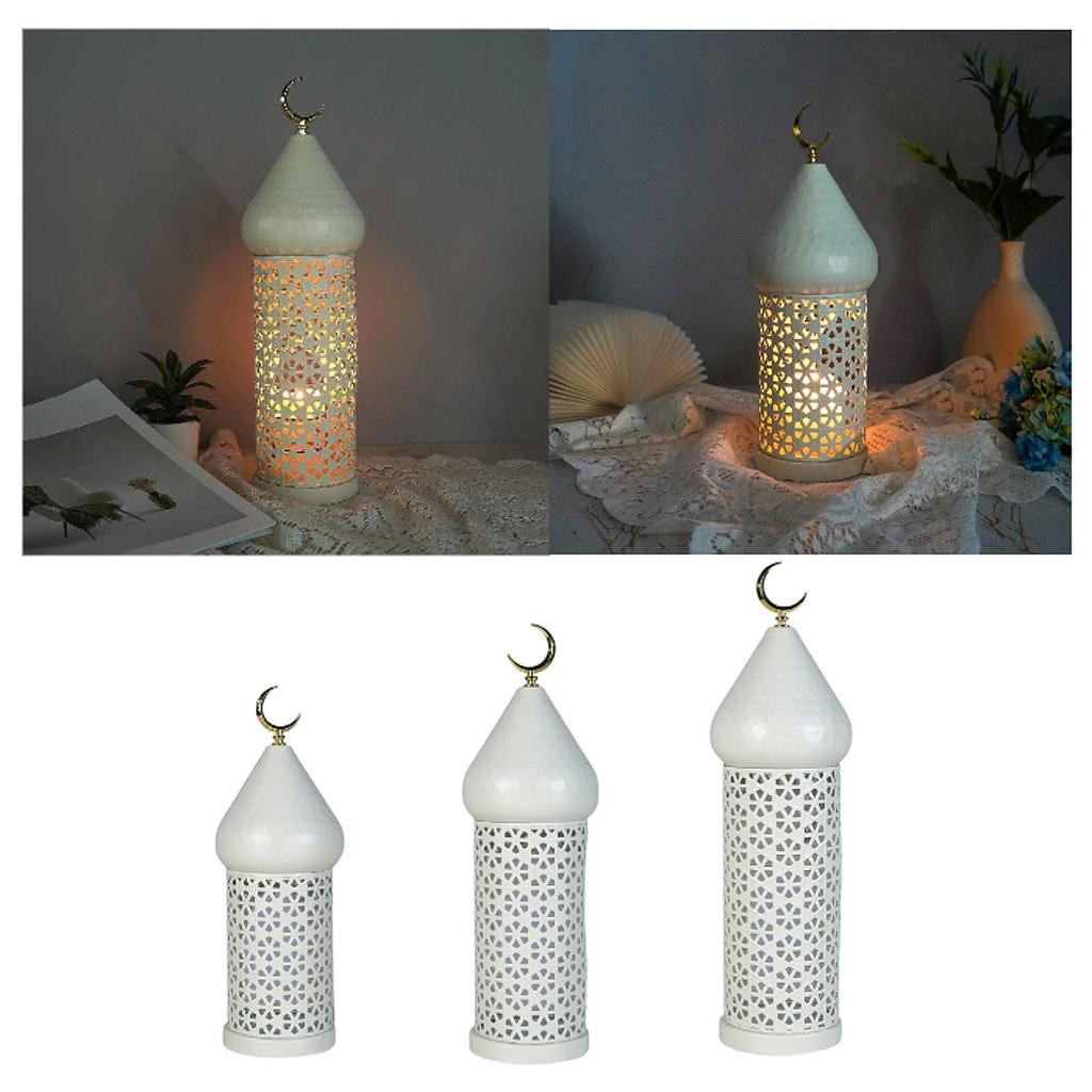 Decorative Candle Holder Ramadan Decoration Tea Light Holder Tabletop Ornament for Indoor Weddings Holiday Mantel Dining Room