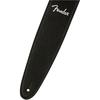 Fender USA Vegan Leather Strap, Black, 2.5"
