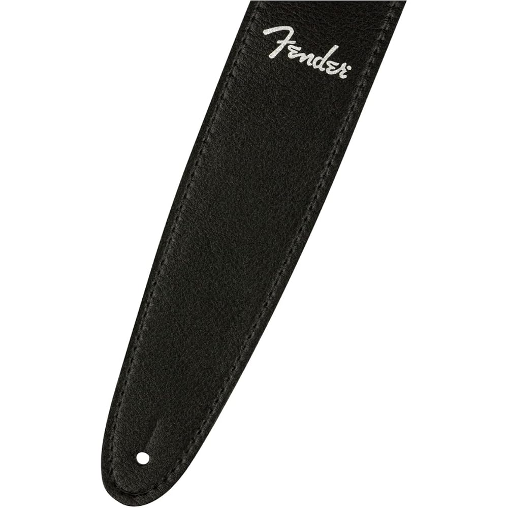Fender USA Vegan Leather Strap, Black, 2.5"