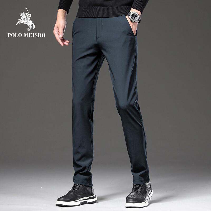 POLOMEISDO Men s Casual Straight-Leg Trousers 38