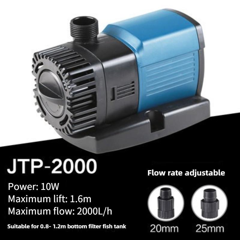 JTP2000-16000 Variabilní frekvence Vodní čerpadlo Průtok nastavitelný Tiché ponorné čerpadlo Akvárium Nádrž na ryby Cirkulační čerpadlo