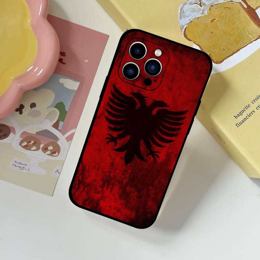 A-Albania F-Flag Phone Case For IPhone 17/16/15/13/14 Pro Max/ 11Plus/X/Xr/Xs Max/12mini
