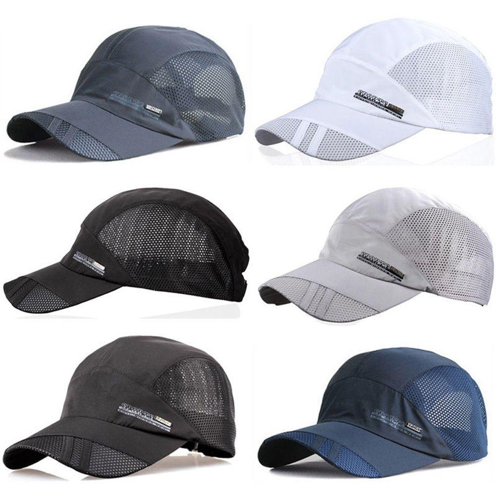 Adjustable Breathable Korean Style Sun Hat Quick Dry Mesh Cap Mesh Caps Visor Cap Baseball Hat