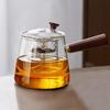 ZISIZ Glass Side Handle Teapot