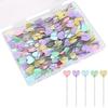 200PCS/BOX Multicolor Sewing Marker Needle Professional Precision Fixed Pin Love Hearts DIY Quilting Pins Dressmaker