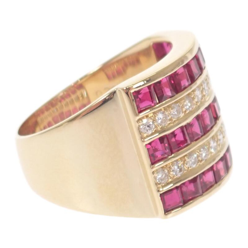 no brand  #12(JP Size) ring K18 yellow gold Women
