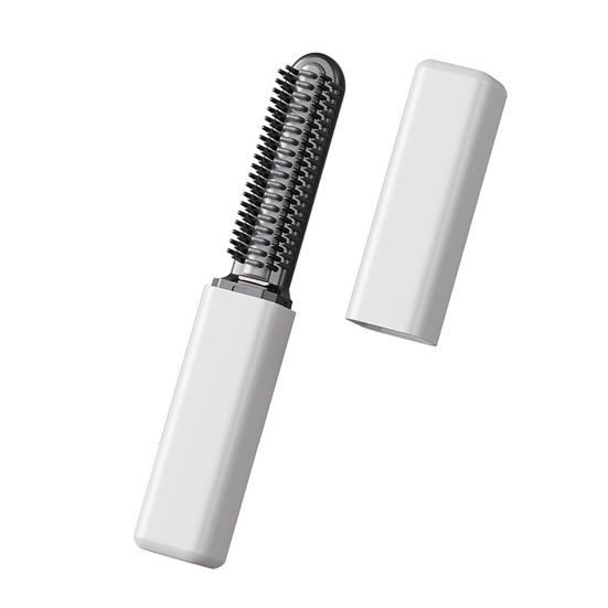 

Mini Cordless Hair Straightener Brush Portable Women Bangs Hair Straightening Comb USB Rechargeable Fast Heating Electric Hair Brush