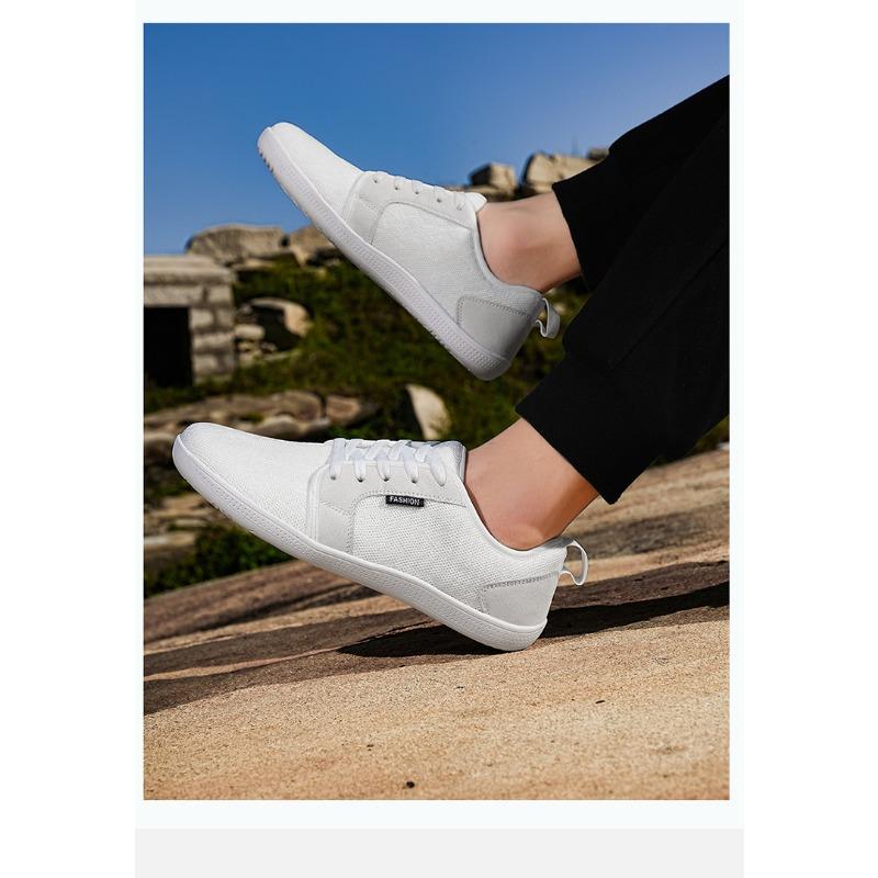 New Outdoor Men's Comfort and Women's Walking Shoes, Wide-toe Shoes, Breathable Soft-soled Couple's Flying Woven Sports Shoes